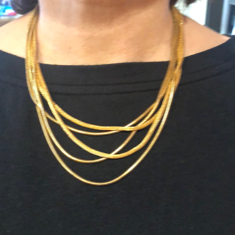 Layered necklace